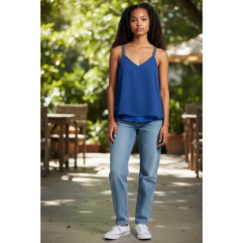 Blue Top By Pixley Size Large - Picture 7 of 7